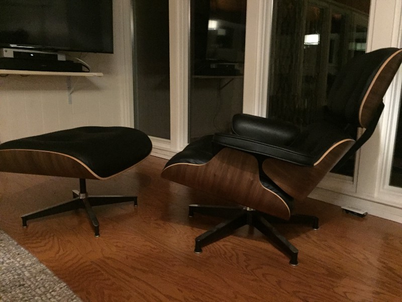 My Eames lounge chair and ottoman
