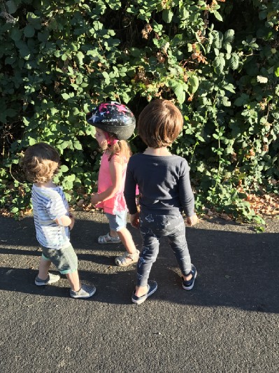 Kids with blackberries