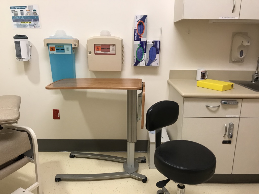 The waiting room