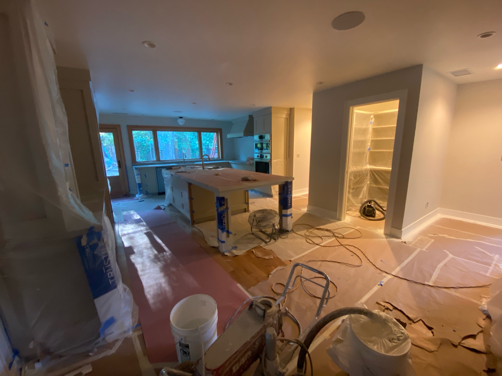 Kitchen construction - before renovation