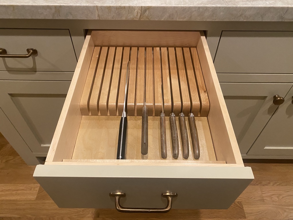Kitchen drawer organizer - cutlery tray