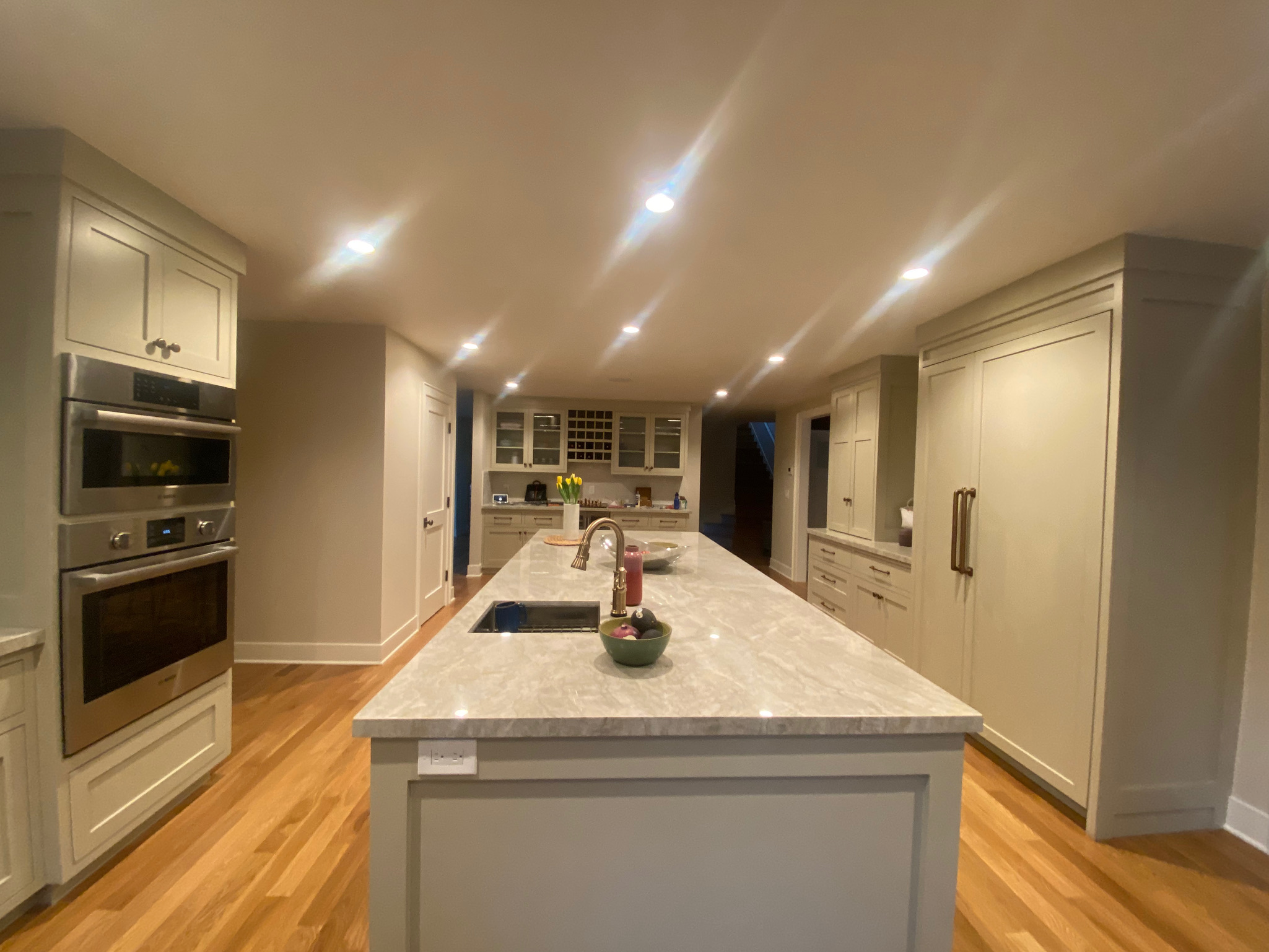 Kitchen backsplash tile installation