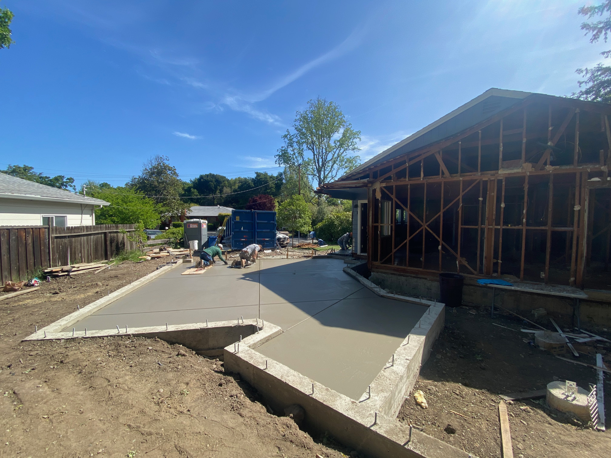 Before - construction site view