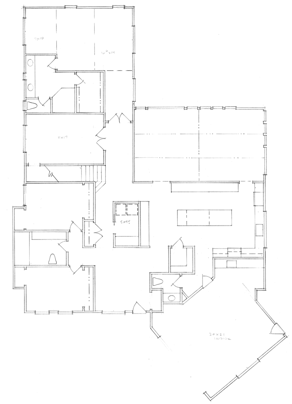 Final floor plan - downstairs