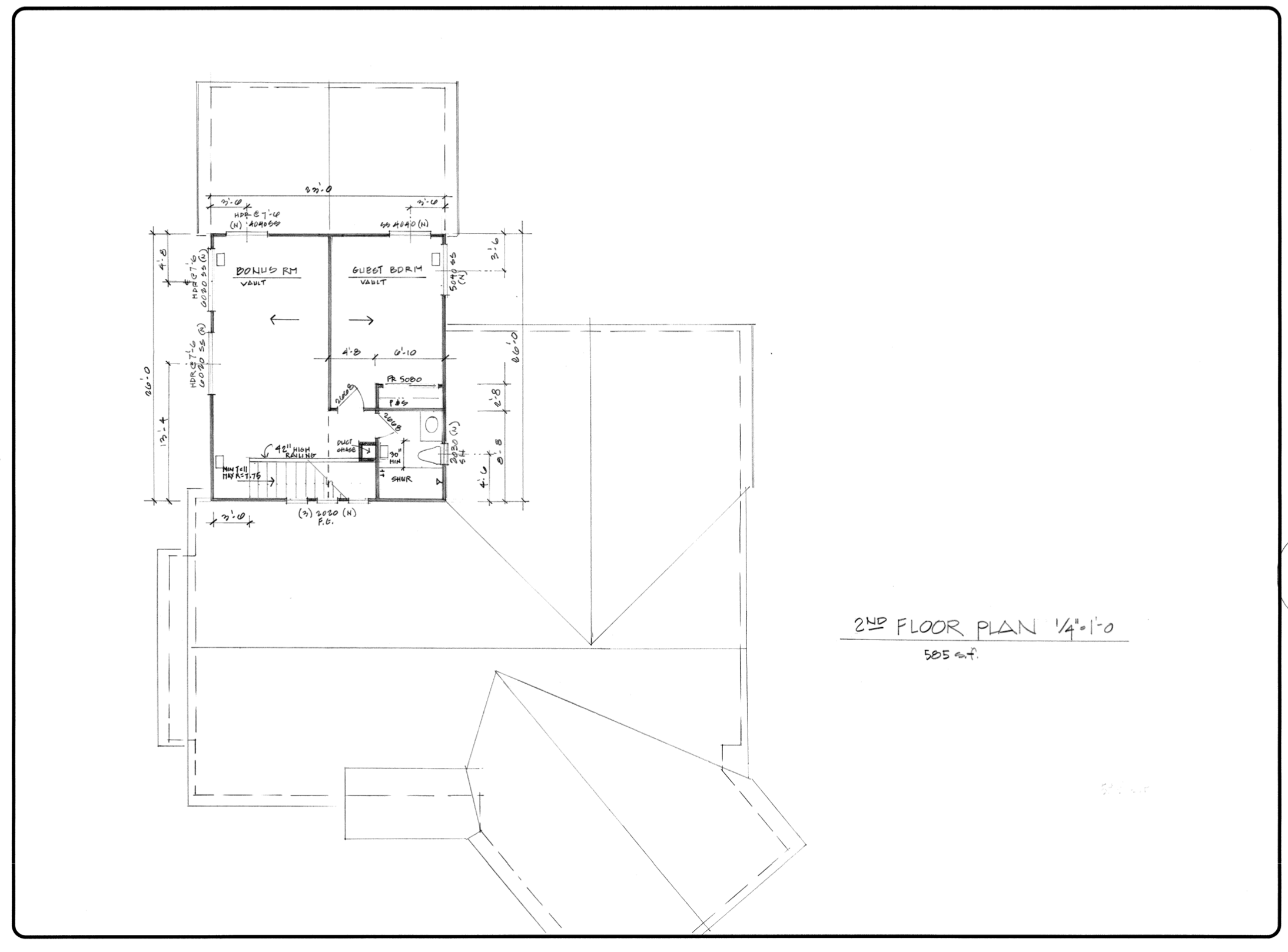 Site survey and landscaping plan