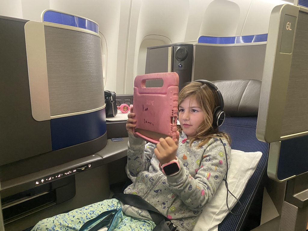 First class flight to NYC