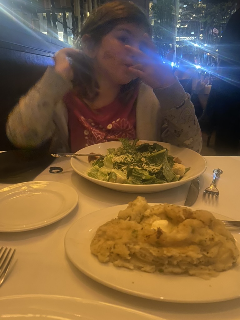 Father-daughter dinner date