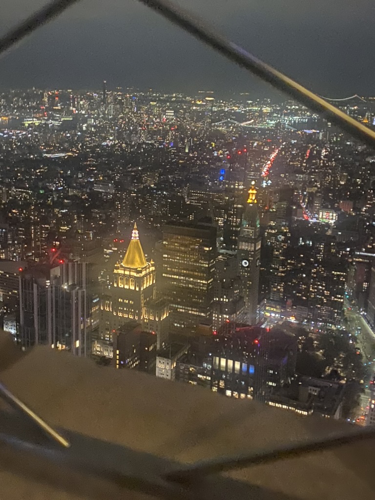 NYC nighttime skyline