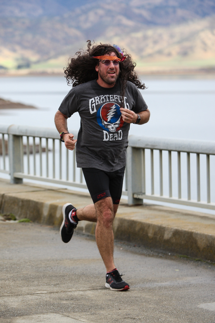 Runner on trail