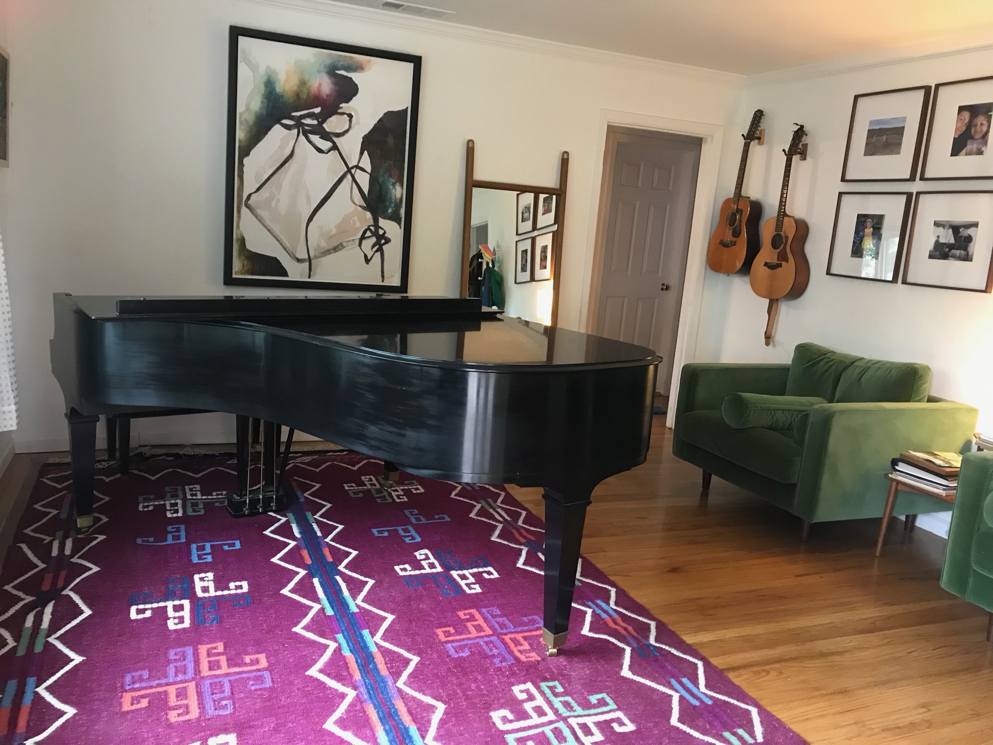 Baldwin parlor grand piano