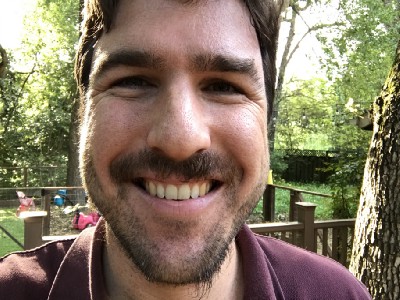After shaving - clean-shaven selfie