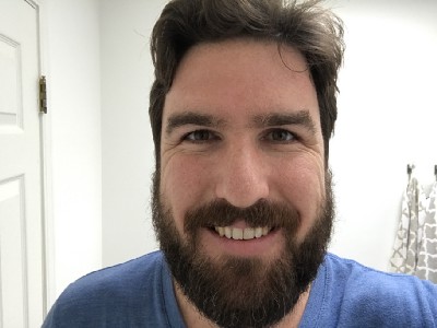 Before shaving - bearded selfie